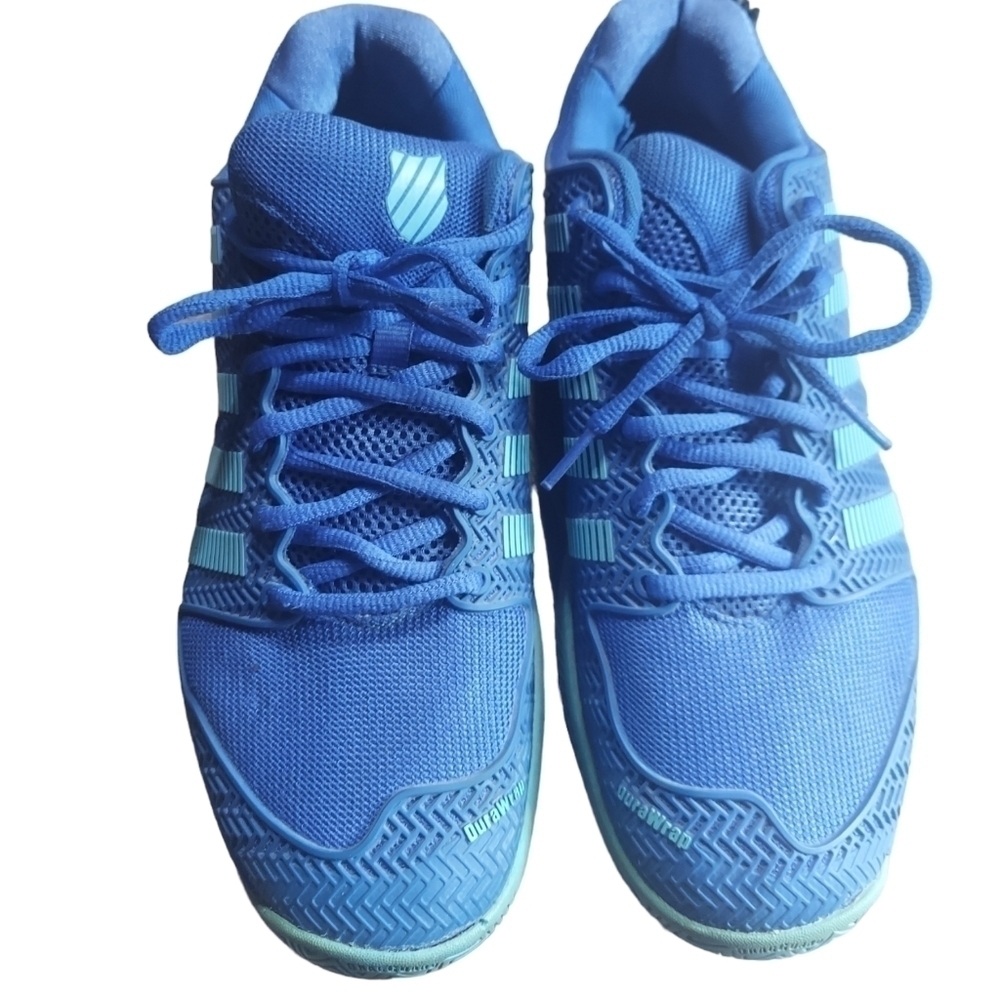 11 K-swiss‎ Durawrap blue teal and white